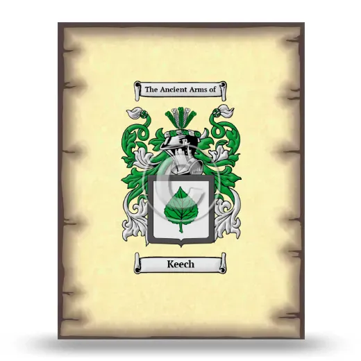 Keech Coat of Arms Print