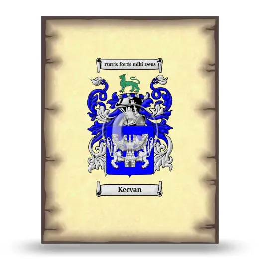 Keevan Coat of Arms Print