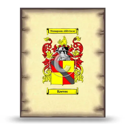 Keever Coat of Arms Print