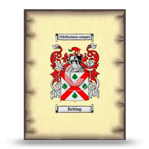 Keiting Coat of Arms Print