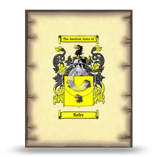 Keler Coat of Arms Print