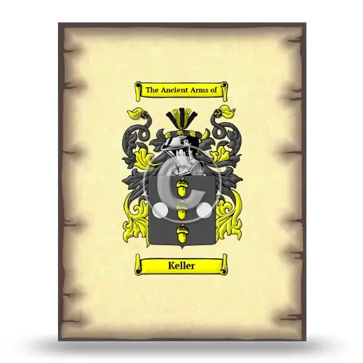 Keller Coat of Arms Print