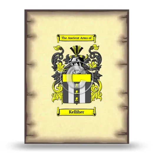 Kelliher Coat of Arms Print