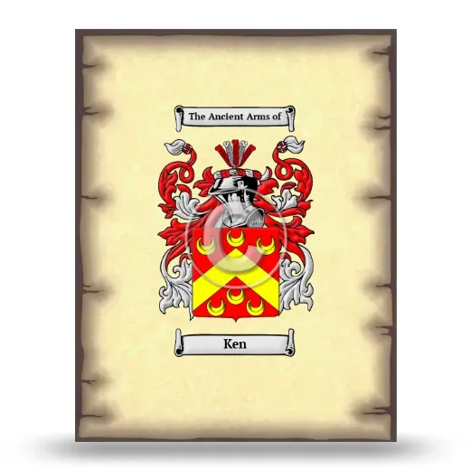 Ken Coat of Arms Print