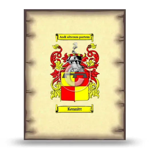 Kennitt Coat of Arms Print