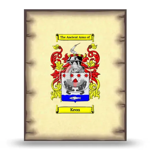 Keon Coat of Arms Print