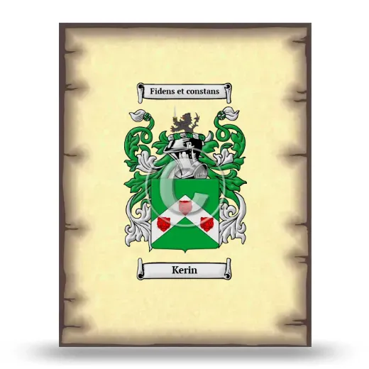 Kerin Coat of Arms Print