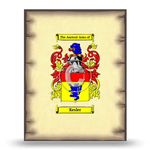 Kesler Coat of Arms Print