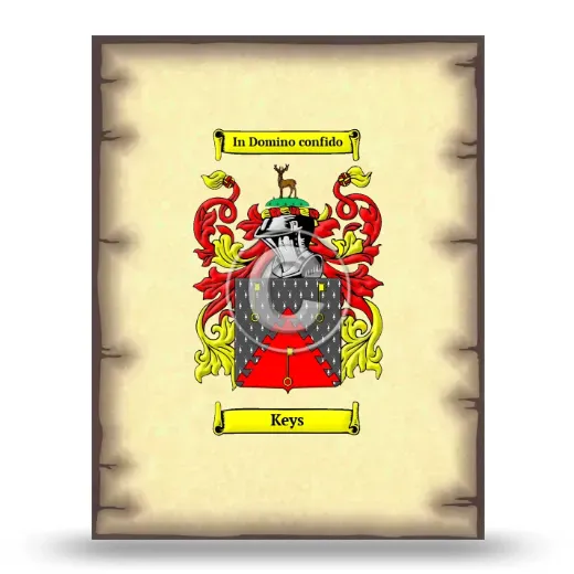 Keys Coat of Arms Print