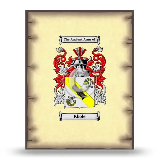 Khole Coat of Arms Print