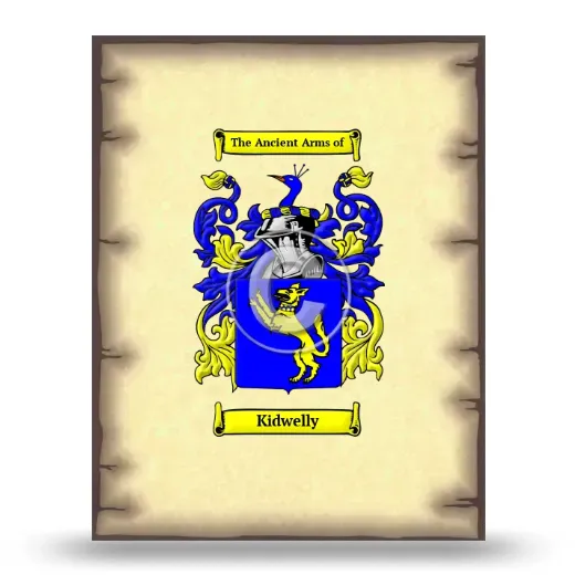 Kidwelly Coat of Arms Print