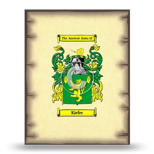 Kiefer Coat of Arms Print