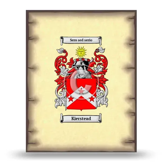 Kierstead Coat of Arms Print
