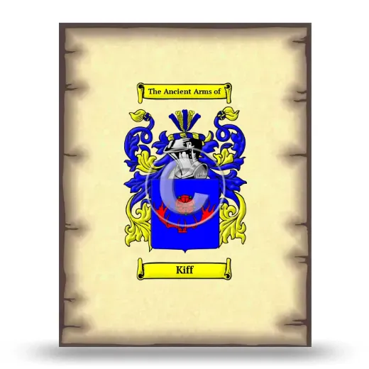 Kiff Coat of Arms Print