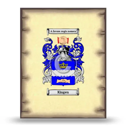 Kingen Coat of Arms Print
