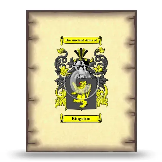 Kingston Coat of Arms Print
