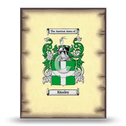 Kinsley Coat of Arms Print
