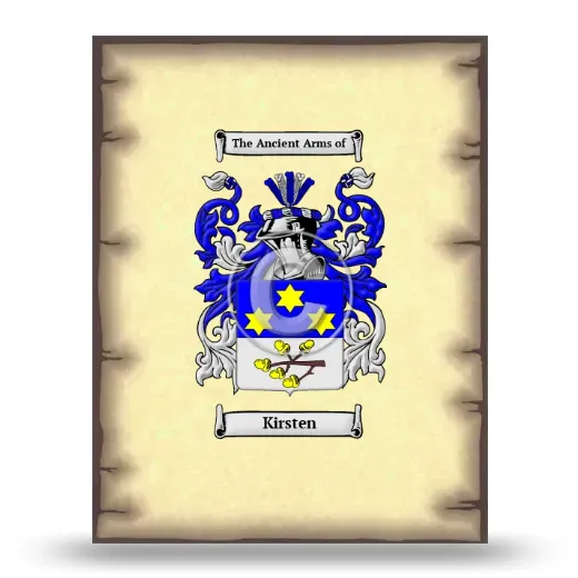 Kirsten Coat of Arms Print