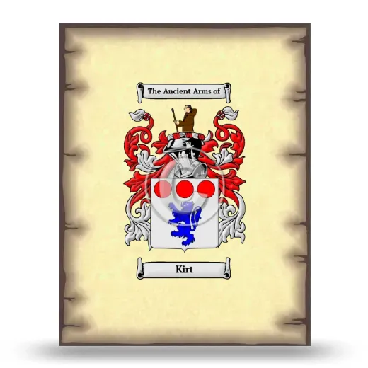 Kirt Coat of Arms Print
