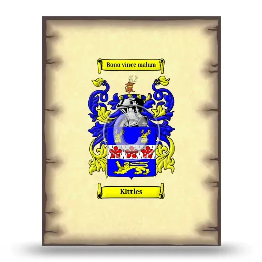 Kittles Coat of Arms Print