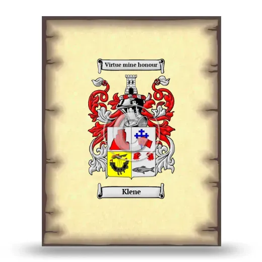 Klene Coat of Arms Print