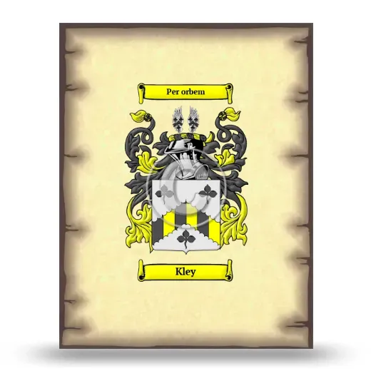 Kley Coat of Arms Print