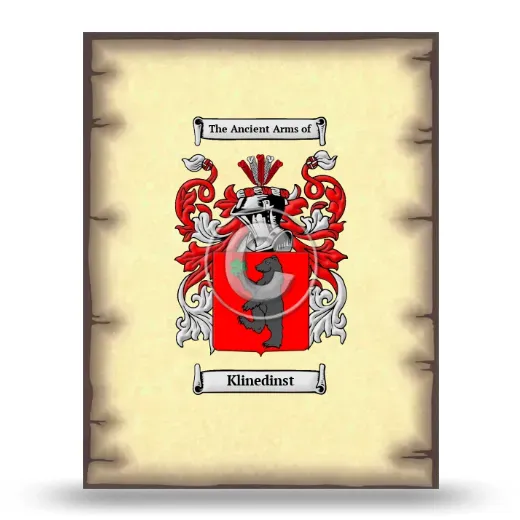 Klinedinst Coat of Arms Print