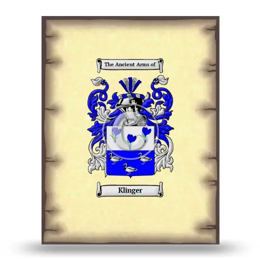 Klinger Coat of Arms Print