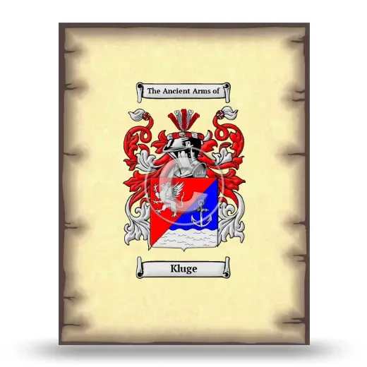 Kluge Coat of Arms Print