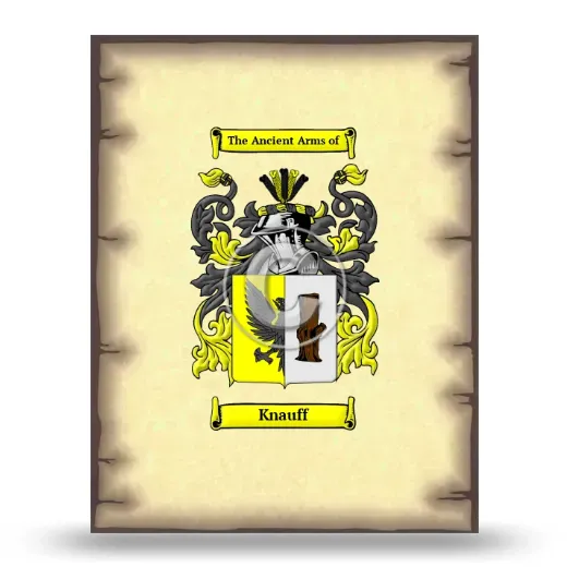 Knauff Coat of Arms Print