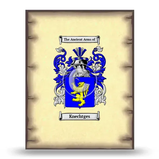 Knechtges Coat of Arms Print
