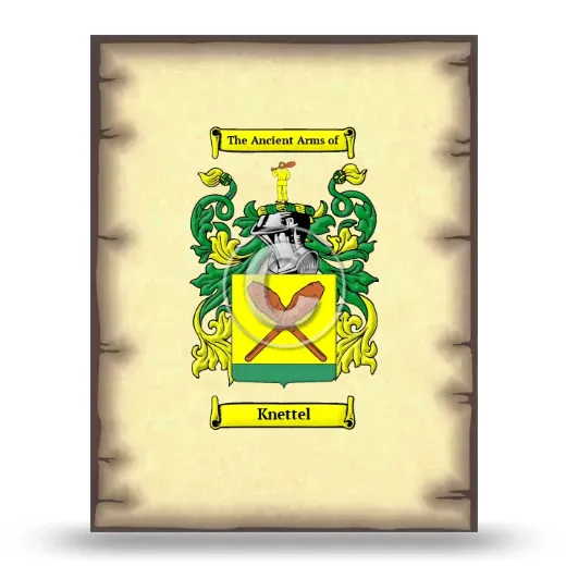 Knettel Coat of Arms Print
