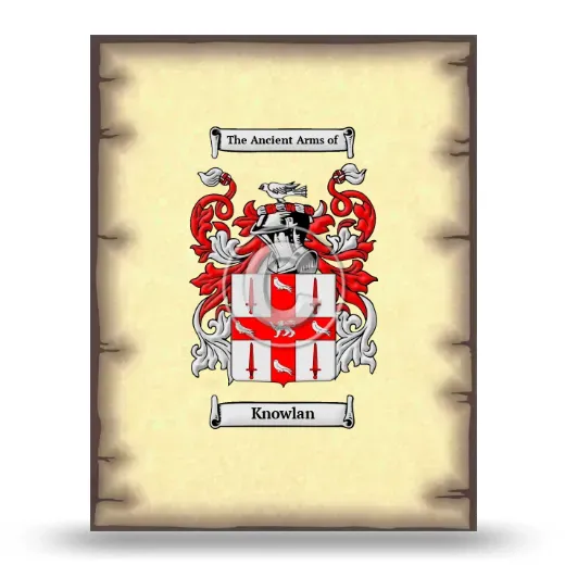 Knowlan Coat of Arms Print
