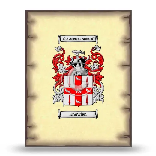 Knowlen Coat of Arms Print