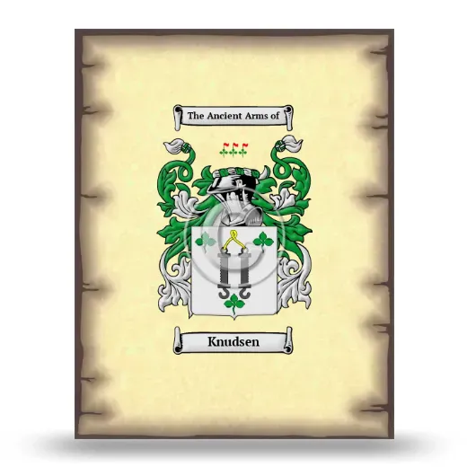 Knudsen Coat of Arms Print