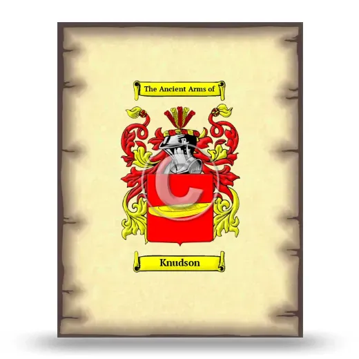 Knudson Coat of Arms Print