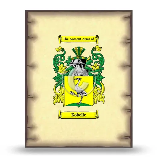 Kobelle Coat of Arms Print