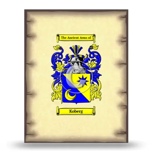 Koberg Coat of Arms Print