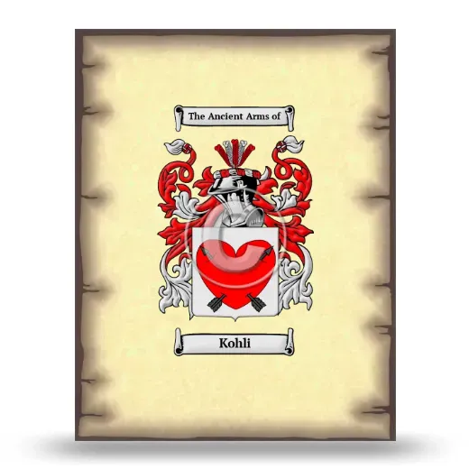 Kohli Coat of Arms Print