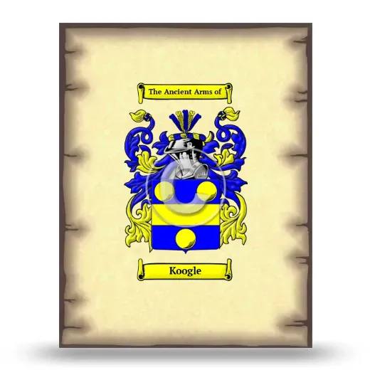 Koogle Coat of Arms Print