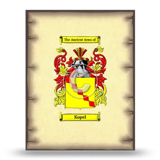 Kopel Coat of Arms Print