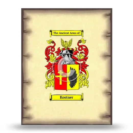 Kostner Coat of Arms Print