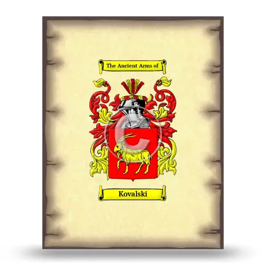 Kovalski Coat of Arms Print