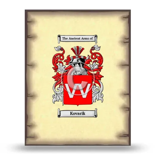 Kovarik Coat of Arms Print