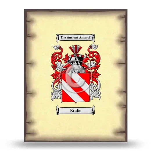 Krabe Coat of Arms Print