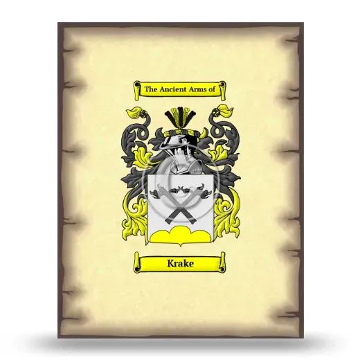 Krake Coat of Arms Print