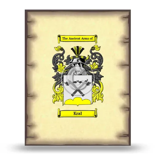 Kral Coat of Arms Print