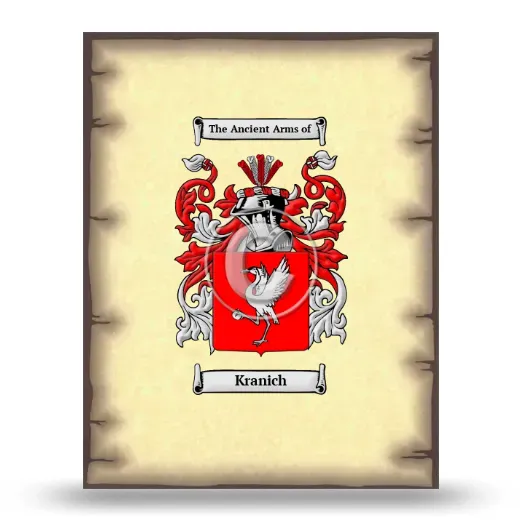 Kranich Coat of Arms Print