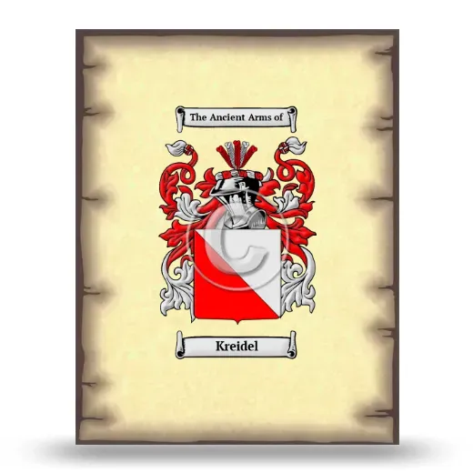 Kreidel Coat of Arms Print