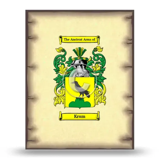 Krum Coat of Arms Print
